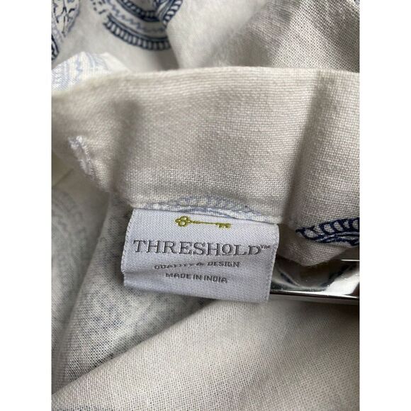 Threshold Paisley Flower Design Shower Curtain - Picture 4 of 6